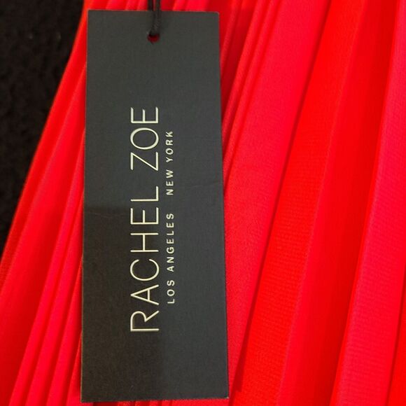 NWT Rachel Zoe Womens Pleated Skirt Size XL 100% Polyester Pull On Elastic Waist - Picture 5 of 12